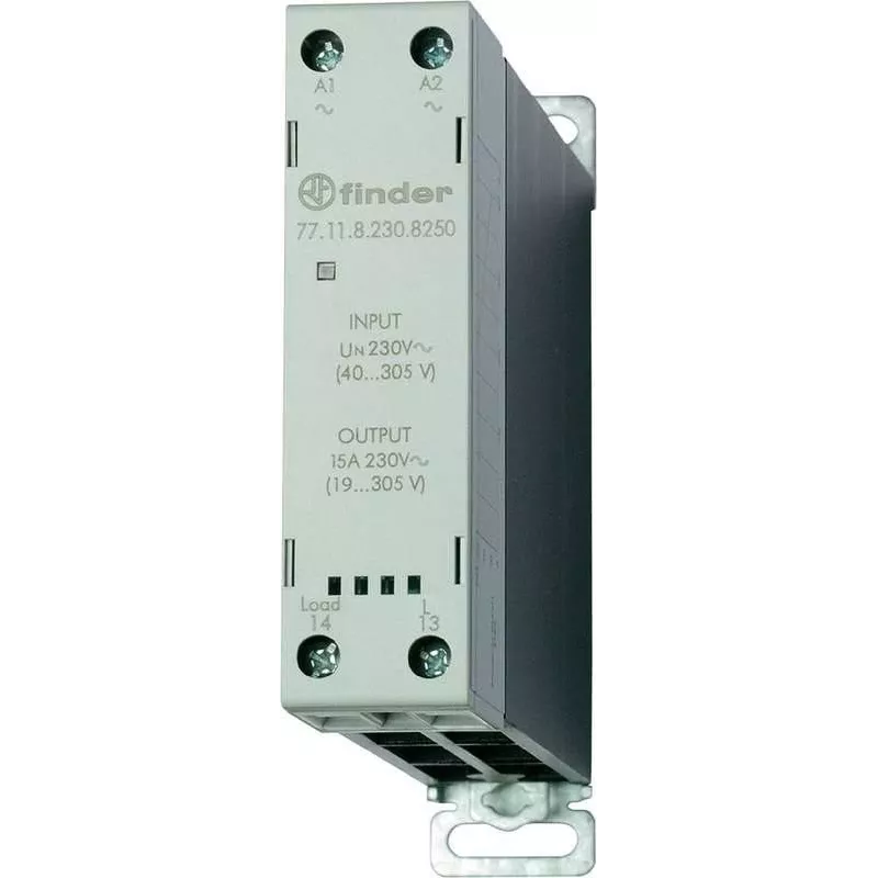 Finder SSR-Relejs 22,5 mm korpusā 77.11.8.230.8250 1 normāli atvērts kontakts (77.11.8.230.8250)