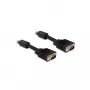 VGA kabelis DeLOCK 15m VGA (D-Sub) Melns
