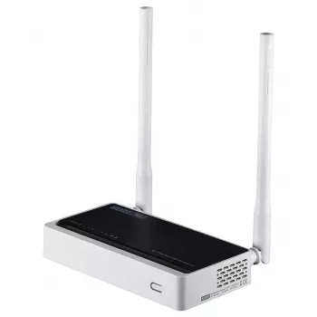 Galda maršrutētājs TOTOLINK N300RT — vienas joslas 2,4 GHz Wi‑Fi 4, 300 Mbps, 5x RJ-45 Fast Ethernet porti, 2 ārējās 5 dBi antenas
