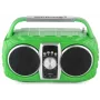 Radio pulkstenis PRIME3 Prime3 APR71GR Neon — modinātājpulkstenis ar FM radio un LED displeju