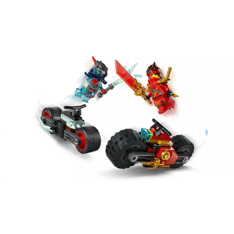 LEGO konstruktora komplekts NINJAGO 71838 Kai motocikla ātruma sacīkstes — 79 detaļas, 2 minifigūras, vecums 6+, izmēri 40×30×90 mm