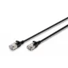 komutācijas kabelis Digitus CAT 6A EA klase F/FTP 5m Melns