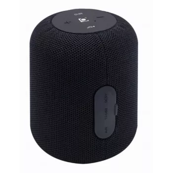 Mono pārnēsājamais skaļrunis Gembird SPK-BT-15-BK — 5 W RMS, Bluetooth, MicroSD, 1200 mAh, melns