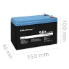 akumulators LiFePO4 Lithium Iron Phosphate 12.8V 9Ah 115.2Wh