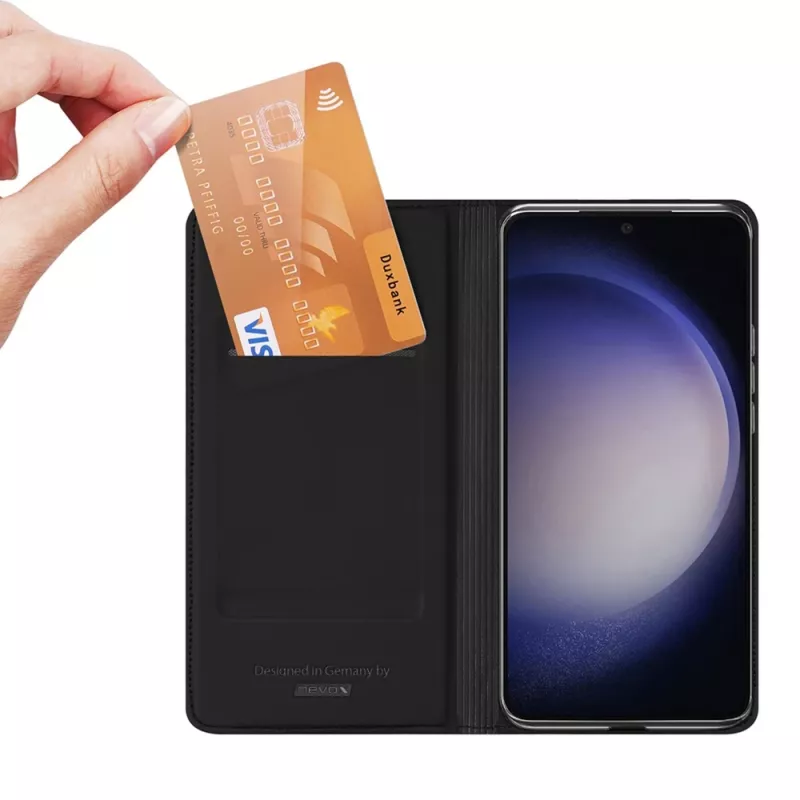 Nevox Vario Series - Samsung Galaxy S25 Book Case, melna