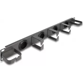 Kabeļu pārvaldības panelis DeLOCK 66751 pelēks metāls 48,3 cm