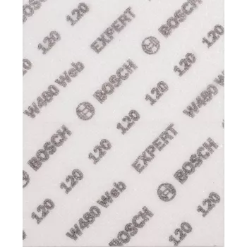 Slīpēšanas loksnes komplekts Bosch Handschleifblatt W480 Web 1/4 G240 115×140 mm, 10 gab.