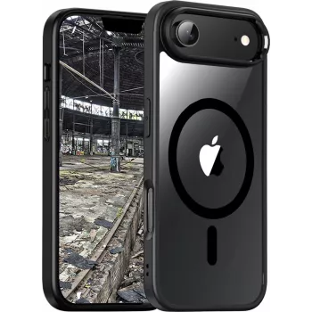 jt berlin BackCase JT Berlin Pankow Hybrid MagSafe telefona maciņš Apple iPhone, Air, melns/caurspīdīgs