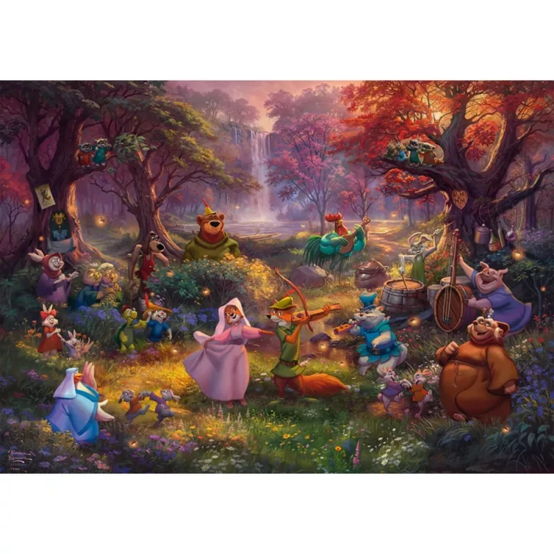 Thomas Kinkade Studios: Disney - Robin Hood, Puzzle 1000 gab.