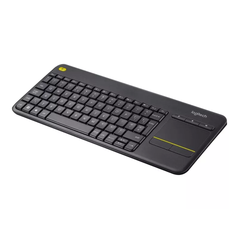 Logitech Wireless Touch Keyboard K400 Plus Mini QWERTZ Melns