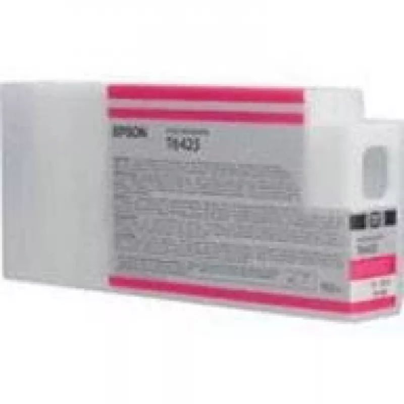 Epson T6423 Spilgti purpursarkana tintes kasetne (150 ml), Spilgti purpursarkana, pigmenta bāzes tinte, 150 ml, 1 gab.