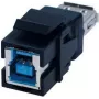 Kabeļu savienotāja adapteris Bachmann 917.401 USB 3.0 A uz B Melns