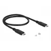 Delock - glabāšanas korpuss - M.2 - M.2 NVMe karte - USB 3.1 (Gen 2) - melns (42614)