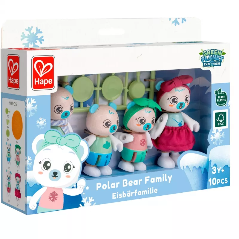 Hape polārlāču ģimenes rotaļu figūriņa