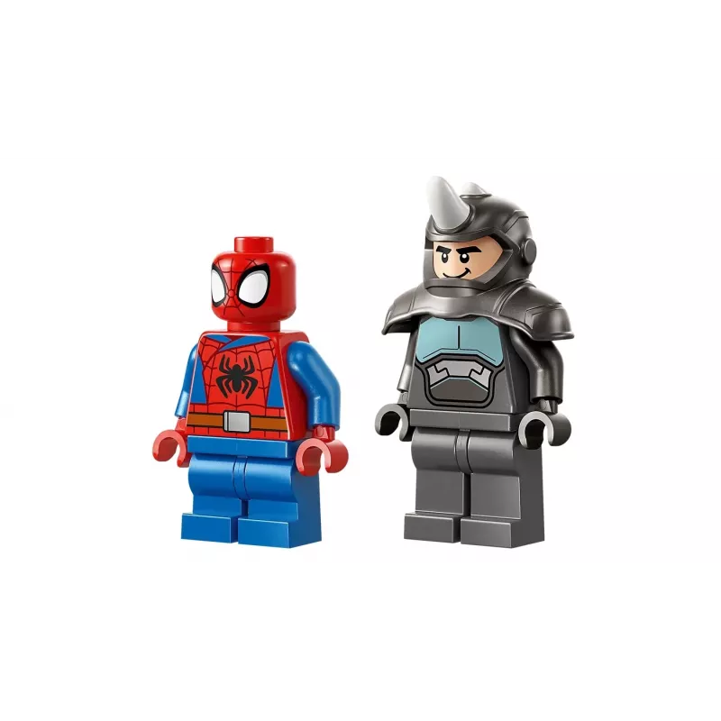 LEGO MARVEL 11206 Zirnekļcilvēks uz motocikla pret Degunradzi