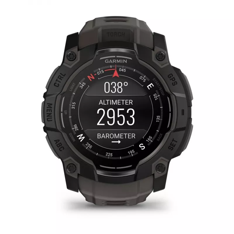 Garmin Instinct 3 AMOLED 3.3 cm (1.3) 50 mm Digitāls 416 x 416 pikseļi Skārienjūtīgs Melns GPS (satelīts)