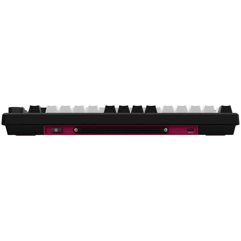 Mehāniskā spēļu tastatūra LORGAR KBP7075W — bezvadu, Melna, Red slēdži, EN izkārtojums