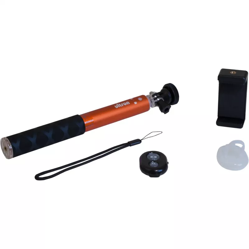 Selfie Stick Ultron Alu 80 Smartphone Melns Red