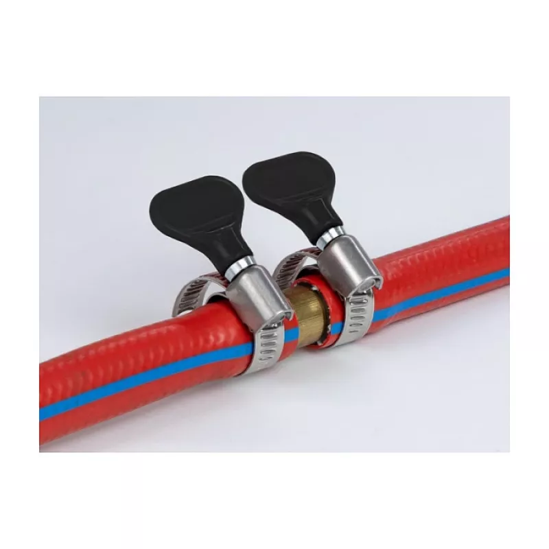 Butterfly Clamp DeLOCK 400 SS 8 - 12 mm 5 pieces Melns