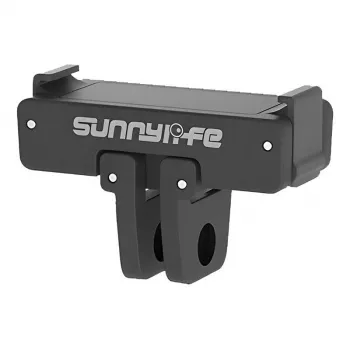 Magnētiskais ātrās atvienošanas adapteris Sunnylife DJI Action 2/3/4 — 1/4 collu stiprinājums