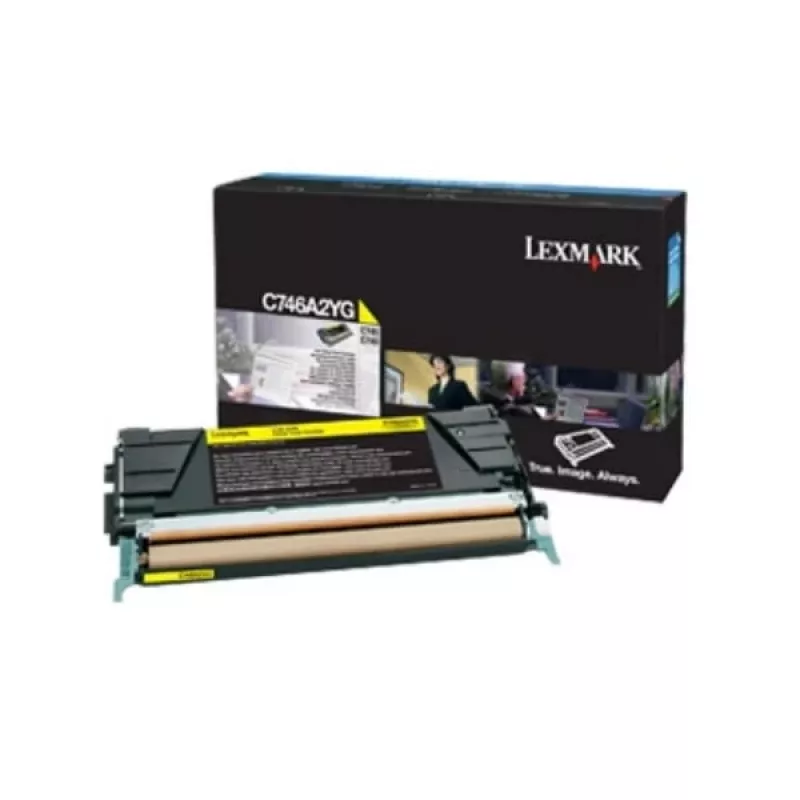 Toneris Lexmark C746A3YG 10000 lapas Dzeltens