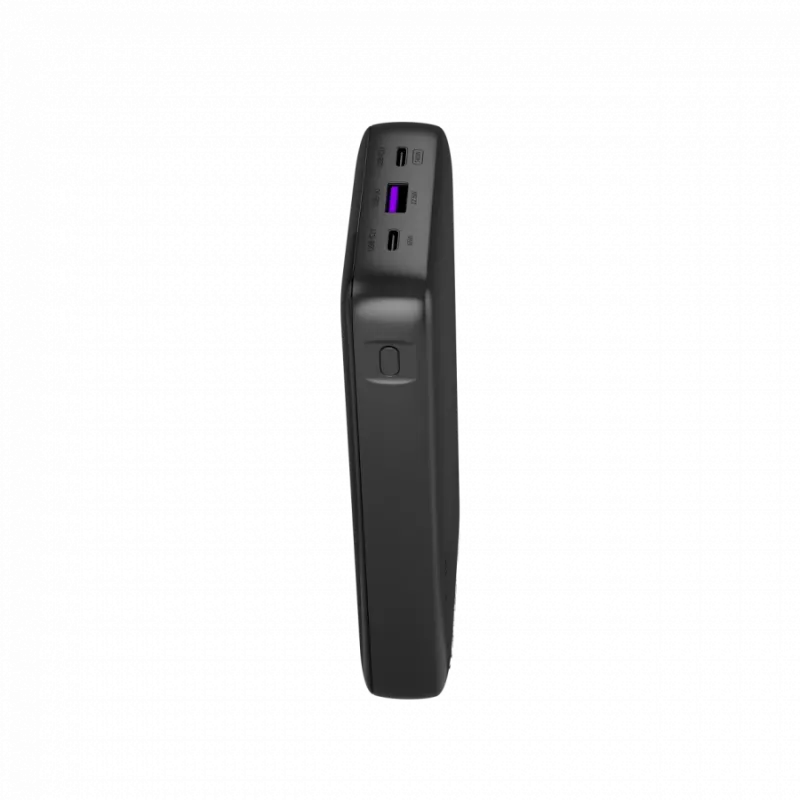 CANYON Power Bank PB-240, 25000mAh PD140W displeja jaudas banka, Izmērs 160,0x82x27 mm Svars 508±10 g, Tumši pelēka