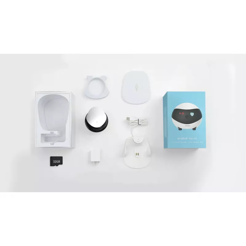 Enabot EBO SE Robotu IP kamera kompakta N/A MP N/A 16GB ārējā atmiņa, atbalsta līdz 256GB