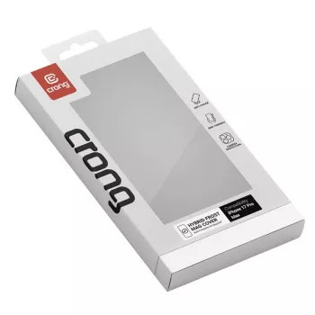 Crong Hybrid Frost MAG Cover Case ar MagSafe iPhone 17 Pro Max matēti melns