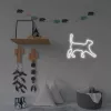 Neona stila dekoratīvā lampa MANTA SNL70WH Style Neon Lights CAT 2 Balticā 70 cm