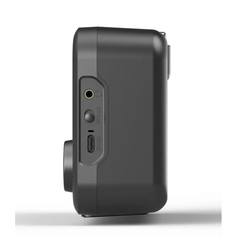 Pulksteņa radio BLAUPUNKT DR8BK — digitālais modinātājpulkstenis ar FM/DAB+, Bluetooth 5.3, 2W, 1800 mAh, USB uzlāde, melns