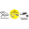 ROLINE USB 3.1 kabeļa adapteris, USB Type C - A, ST/BU, OTG, melns, 0,15 m (11.02.9030)