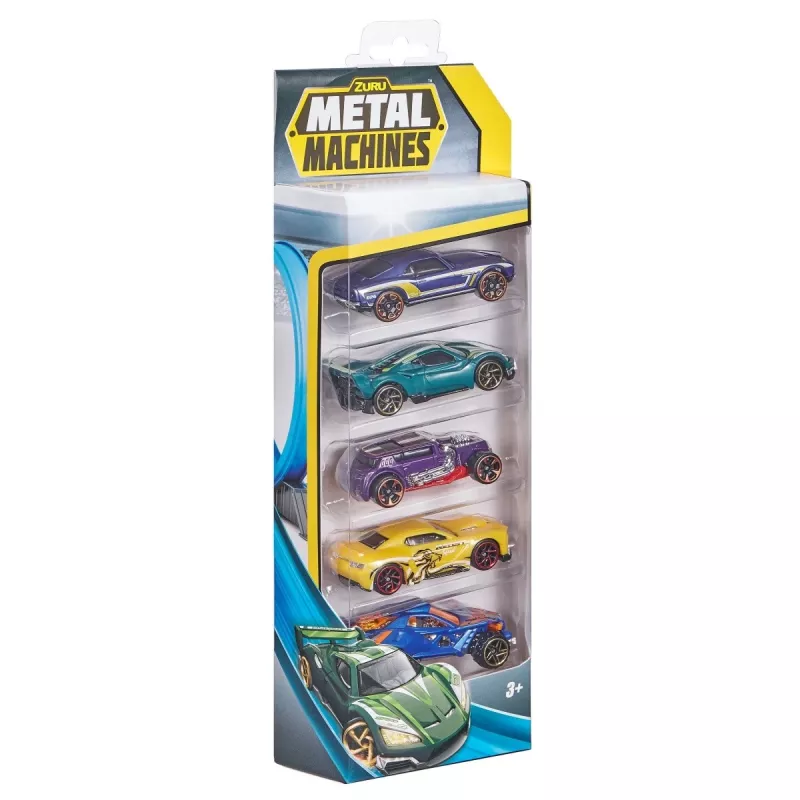 Zuru Metal Machines 5 metāla automašīnu komplekts 1:64, 2. sērija, dažādi modeļi