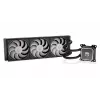 Universāls šķidruma dzesētājs ENDORFY Navis F360 ARGB melns — 360 mm radiators, 3x 120×25 mm ventilatori, 250–1800 apgr./min, sūknis 1600–2600 apgr./min, atbalsta LGA 1700/AM5/AM4