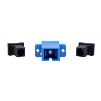 Extralink SC/UPC adapteris, vienmoda, simplekss, zils
