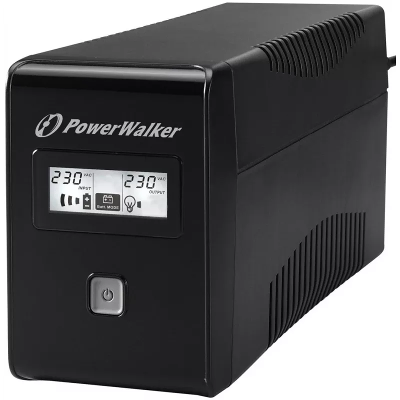 PowerWalker VI 850 LCD nepārtrauktās barošanas avots (UPS) Line-Interactive 0.85 kVA 480 W