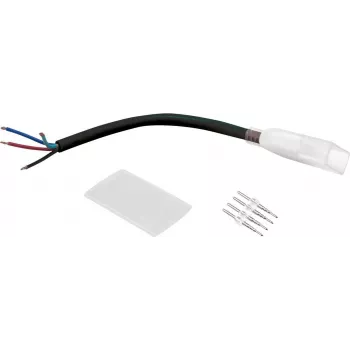 LED neon flex 230V plāns RGB EUROLITE 50499820 ar atvērtiem galiem