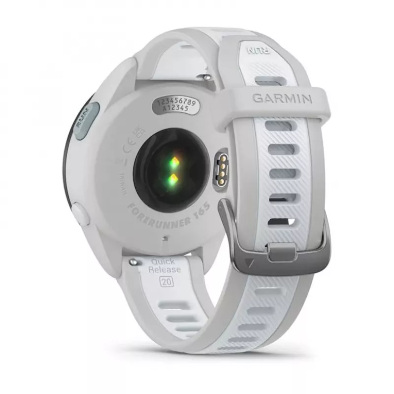 Viedpulkstenis GARMIN Forerunner 165 Music — GPS, 1,2 collu AMOLED, 43 mm korpuss, 11 dienu akumulators, 5 ATM, 4 GB, Pelēks