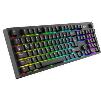 Mehāniskā tastatūra Sharkoon OfficePal KB70W — lineāri klusie slēdži, bezvadu