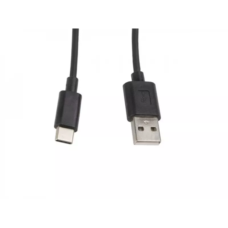 Kabelis Lanberg CA-USBO-10CC-0010-BK (USB 2.0 vīrietis - USB 2.0, USB, Type C vīrietis, 1m, Melns) (CA-USBO-10CC-0010-BK)