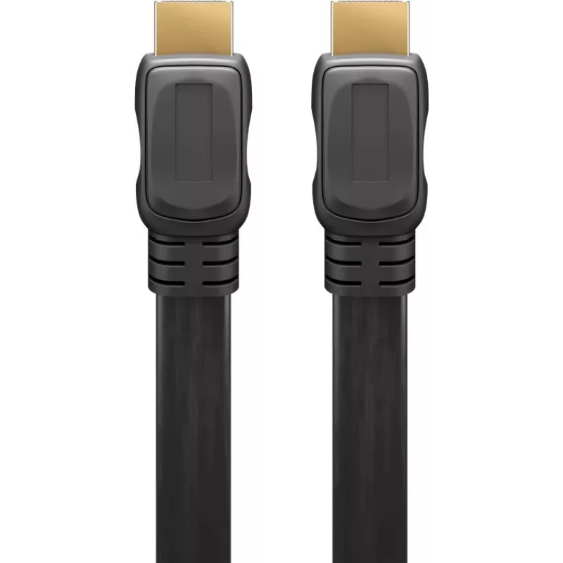 Goobay | High Speed HDMI Flat Cable with Ethernet | 61279 | HDMI male (type A) | HDMI (type A) | HDMI to HDMI | 2 m