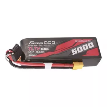 Gens ace G-Tech 5000mAh 11.1V 60C 3S1P Lipo ar XT60 spraudni