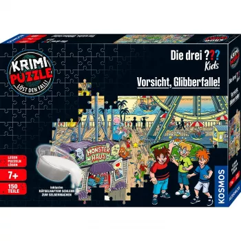 detektīv-puzle “Die drei Kids: Vorsicht Glibberfalle” (150 gab.)