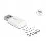 WLAN tīkla karte DeLOCK 12770 USB 5000 Mbit/s Bezvadu Balta
