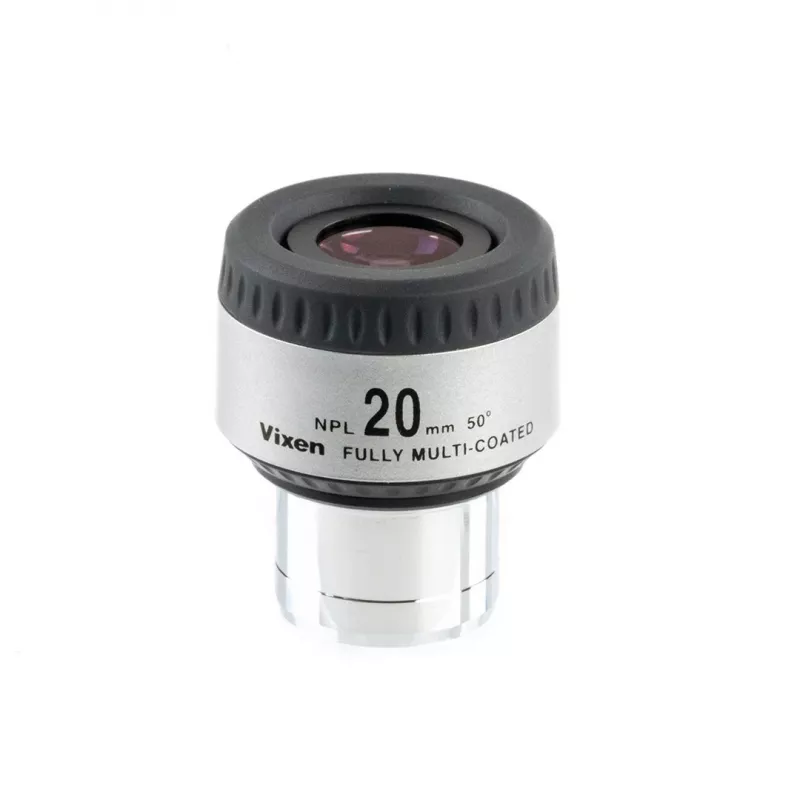 Okulārs Vixen NPL 20mm 1,25 collas — astronomiskais okulārs, fokusa attālums 20 mm, 1,25 collu ieliktnis (Modelis 39206)