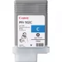 Tintes kasetne Canon PFI-102C ciāna – saderīga lielformāta Canon printeriem, 130 ml ietilpība