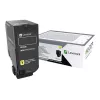 Lexmark 74C0S40 dzeltenā tonera kārtridžs, 3000 lpp.