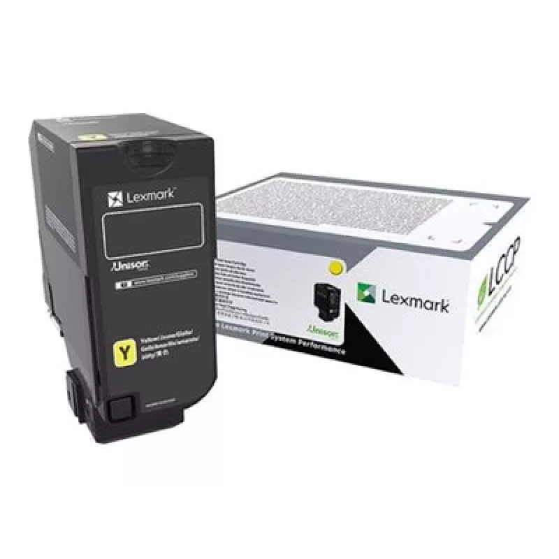 Lexmark 74C0S40 dzeltenā tonera kārtridžs, 3000 lpp.