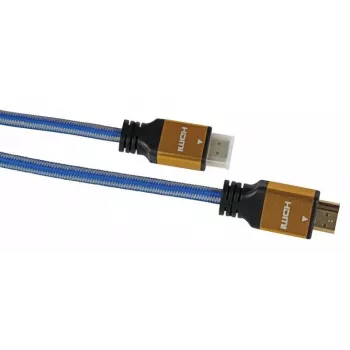 HDMI kabelis IBOX ITVFHD04 1,5 m, HDMI 2.0, 18 Gbps, 4K (4096×2160), apzeltīti kontakti, vīrietis-vīrietis