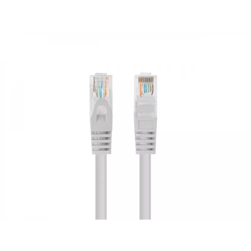 Tīkla komutācijas kabelis LANBERG PCU5-10CC-0750-S Cat5e U/UTP, RJ-45–RJ-45, 7,5 m, pelēks