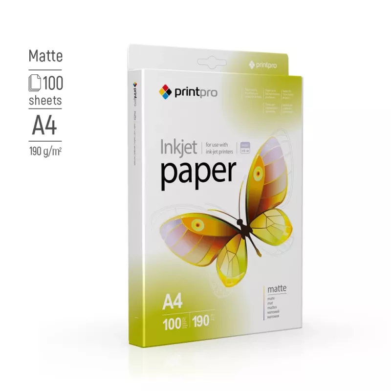 Foto papīrs A4 Colorway PME190100A4 Matēts 190 g/m² Tintes printeriem